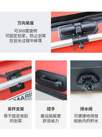 Inflatable Boat Accessories Universal Oar Base and Rubber Handle