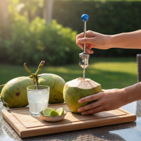 Stainless Steel Coconut Opener Thickened Design for Fruit Shop