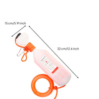 Rescue Rope with Protective Casing Shell High-Visibility Floating Rescue Rope Throw Bag with Top Loop Throwable for Lifeguards