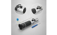Refractometer with Dropper Two-scaleScale Honey Tester with Screwdriver Sugar Concentration Refractometer Easy to Use Honey