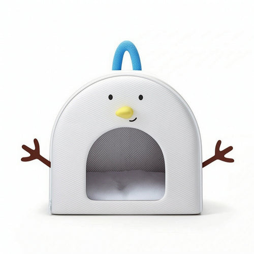 Pet Cooling House with Ice Packs Removable Pet Cooling House Stylish for Kittens