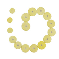 Wholesale 16-Hole Flute Leather Pads, Yellow Flute Key Pads, Flute Cork Pads, Flute Repair Accessories