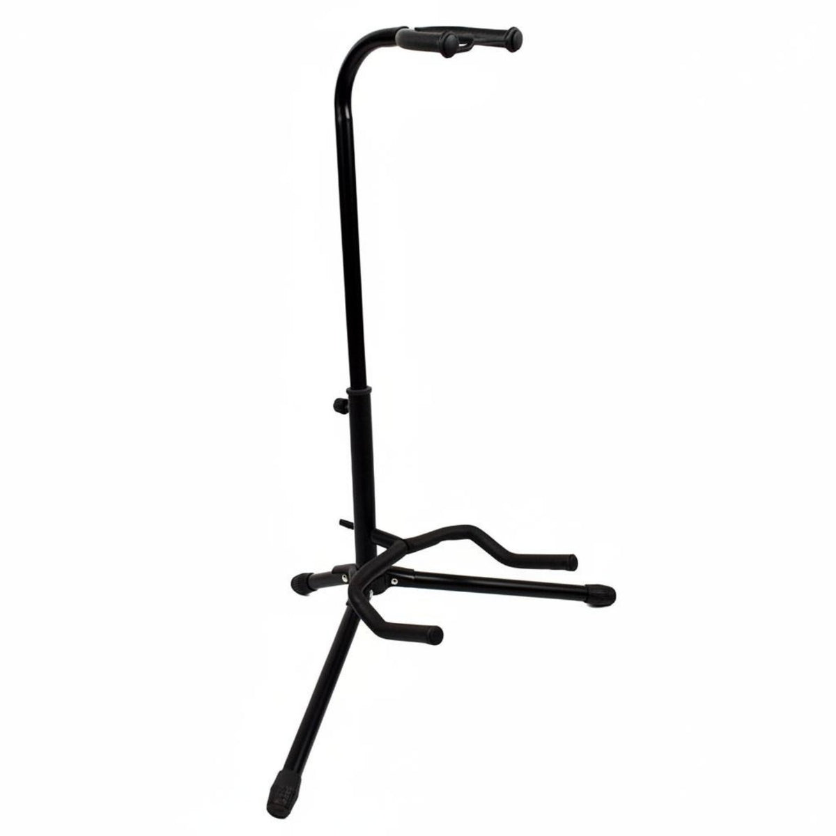 Universal Fit Vertical Guitar Stand Padded Protection Triangular Guitar Stand Adjustable Height for Guitarists, Musicians, Home, Studio, Stage