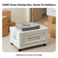 Collapsible Sideentry Container Large Capacity for Dorm Room, Office, Students