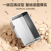 一体式不锈钢猫砂盆超大号防外溅侧开顶入式猫咪厕所跨境宠物用品