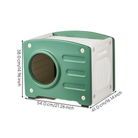Waterproof insulated cat house