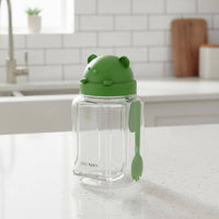 Bear Lid Salad Jar Easy to Carry Salad Jar for Office