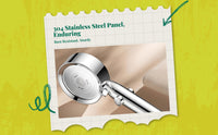304 stainless steel high-pressure shower