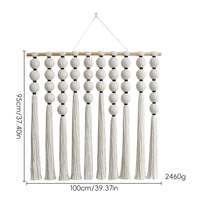 Macrame Wall Hanging Unique Decor Symmetrical for Bedroom, Entryway