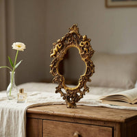 Decorative Frame Antique Gold Retro Frame Vintage for Entryway, Photographers