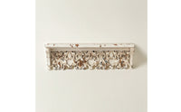 Wall Shelf with Scrollwork Vintage Carved Wall Shelf Easy to Install Display for Living Room
