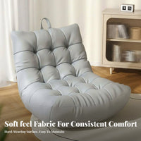 Cozy Beanbag Chair Lightweight Lounge Chair Modern Design Lazy Sofa Ergonomic Design for Students, Readers, Bedroom, Living Room, Reading Nook, Balcony