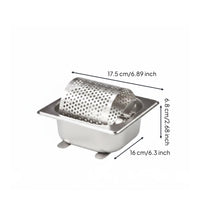 Long-Lasting Burger Bun Butter Roller Easy to Clean Stainless Steel Butter Roller Heat Resistant Kitchen Utensil Large Capacity for Chefs, Restaurant