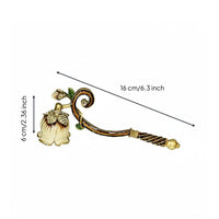Enamel Finish Candle Snuffer Rhinestone Inlaid Long Handle Candle Snuffer Elegant Design Wick Extinguishing Tool Great Gift For