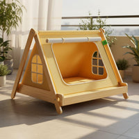 Dog Tent Bed Elevated Raised Pet Tent Indoor Outdoor for Young Dogs
