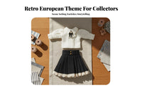1/12 Scale Doll skirt and shirt Outfit Lace Trim Doll Clothing Set for 6inch Action Figures