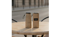 5-Fold Compact Sun Umbrella Wind Resistant Compact Pocket Umbrella Waterproof Carbon Fiber Parasol for Commuting
