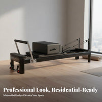 Pilates Reformer Bed Full-Body Workout Residential Pilates Reformer Professional Grade Aluminum Alloy Core Bed for Advanced Users