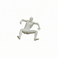 Wall Climber Figurine Polished Finish Wall Hanging Figurine Molded for Corners