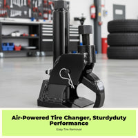 Air-powered portable tire changer