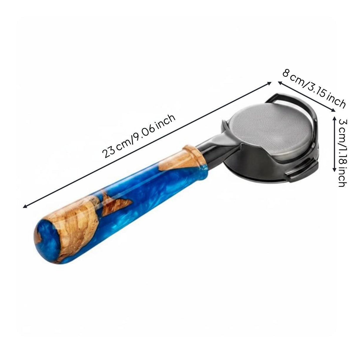 Bottomless Portafilter Handle 304 Stainless Steel Portafilter Handle Long Durability for Home