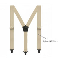Y-Back Suspenders Long-Lasting Fastener-Equipped Suspenders Elastic Straps