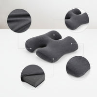 Ergonomic Beauty Bed Chest Pillow Contoured Prone Pillow with Central Cutout Breathable Cushion Resilient for Esthetician Clients