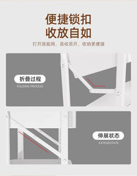 Foldable 3-Tier Utility Cart with Wheels, No Installation Needed