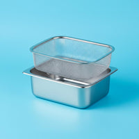 Refrigerator Crisper Box with Drainer Rust-Proof for Pantry