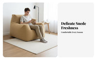 Bean Bag Armchair Removable and Cleanable Cover Lounge Chair Space Saving Modern Aesthetic for Adults, Esports Fans, Living Room