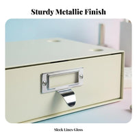 Miniature Filing Box small Size Office Supply utilitarian Design for Craft Room