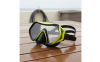 Adjustable Strap PVC Swimming Goggles Mask Comfortable Fit Glass Dive Mask Soft Silicone Skirt Water Sports Gear Easy Adjust Buckle for Adults, Men and Women