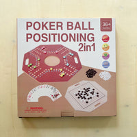 Wooden Flying Chess Game with Poker Design for Family Entertainment