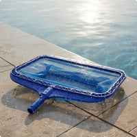 Deep Mesh Pool Net Reinforced Pool Debris Rake Long-Lasting