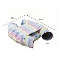 Kitten Tunnel Nest Enclosed Design Kitten Cave Bed Comfortable for Indoor