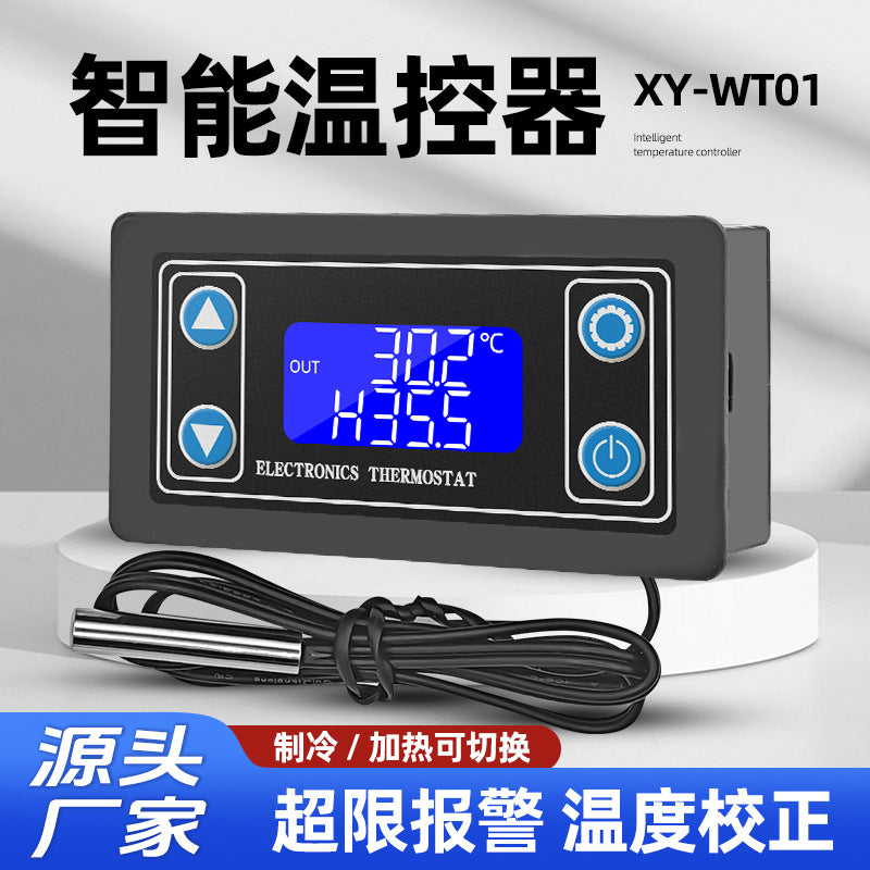 Digital Temperature Controller XY-WT01 with Display, 0.1°C Accuracy, -50-100°C Range