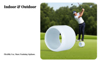 Improves Accuracy Cylinder Swing Coach Portable & Lightweight Short-Range Golf Ball Easy to Use for Beginners, Indoor, Backyard