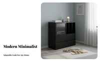 Minimalist floor-standingStanding combination Cabinet Space-Saving Freestanding Storage Hutch configurable Design bookshelf long-lasting Construction for Apartment Dwellers, Book Lovers, property owners, Study Room, Bedroom