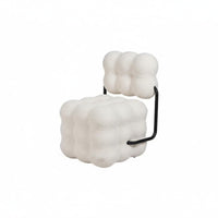 Puff Padding Chair Airy-Like Design Accent Seating Luxuriously Soft Texture Modern Design for Students, Bedroom, Perusing Nook
