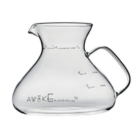 Glass Drip Over Coffee Pot, Graduated, Tea Sharing Carafe
