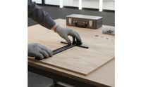 Double Scale (Inch/CM) Aluminum Alloy Scribing T-Ruler Multifunctional Adjustable T-Square Ruler Etched Markings Sliding Combination Square High Precision for Woodworkers, Carpenters, Drafting
