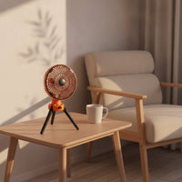 camping Fan with Tripod Operated Tripod Fan Foldable for Campers