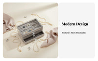 Multi-Tiered Trinket Box Elegant Design Jewelry Container long-lasting for Bedroom