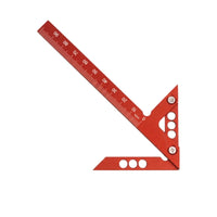 Carpenter Square Sturdy Triangular Ruler Accurate for Woodworkers, DIYers