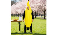 Banana Costume Bright Bright Yellow Fruit Tunic Costume   Outfit for Halloween