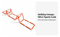 Textured Textured Surface Multifunctional Training Ladder Compact Storage Foldable Agility Ladder
