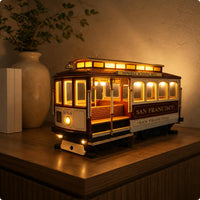 NYC Metro Model Light Unique Shape Metro Train Lamp Warm Radiance for Urban Fans