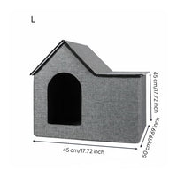 Removable and Washable Waterproof Pet Villa Insulated Soft Dog Kennel for Outdoor