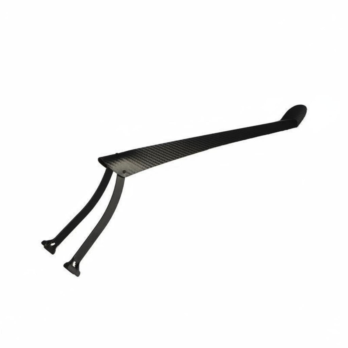 Foldable Rear Mudguard Waterproof Carbon Fiber Pattern Lightweight Attach-on Rear Bike Mudguard for Road Cyclists, Multi-Terrain Riding