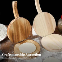 Dumpling Wrapper Maker Produces Uniform Wrappers Wooden Dumpling Wrapper Press Labor-Saving Manual Pastry Presser for Home Cooks, Beginners